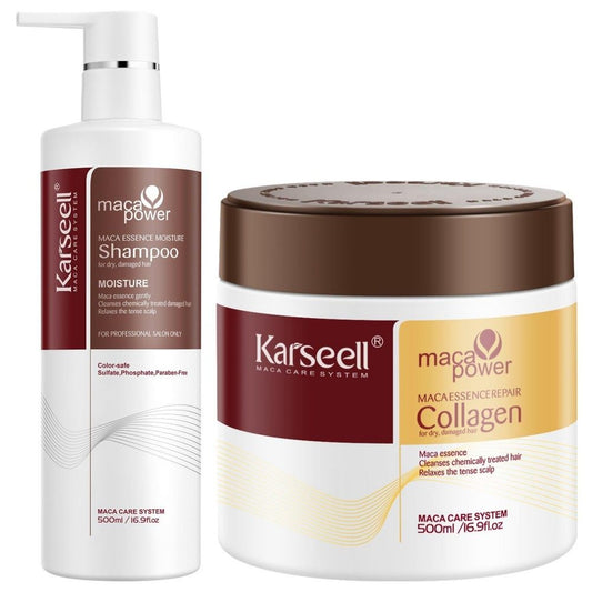 Karseell Collagen Hair Treatment And Power Shampoo